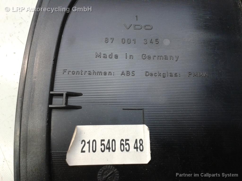 Kombiinstrument 2105406548 Mercedes-Benz E200-E55 Amg (W210) E 240 (210.061) BJ: 1999