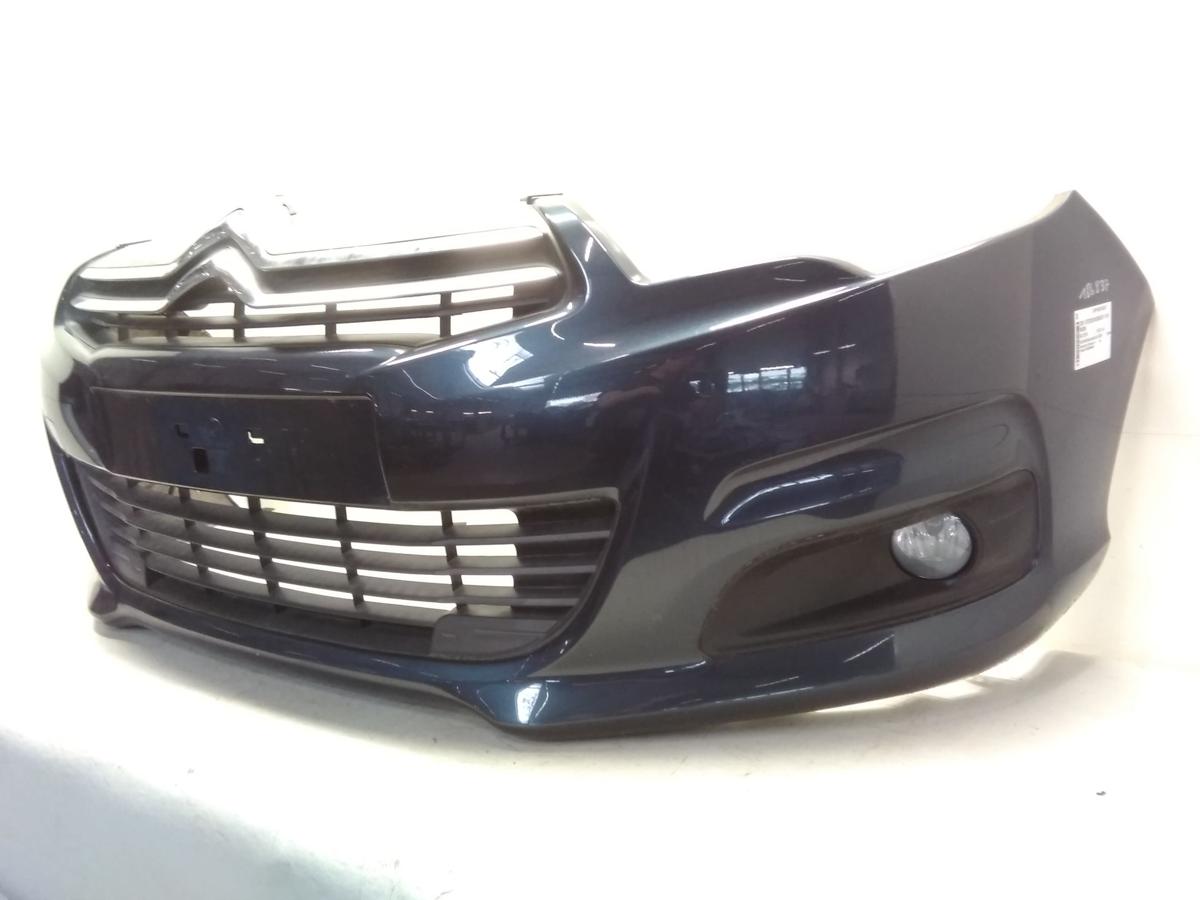 Citroen C4 2 original Stoßstange Stossfänger vorn dunkelblau KGN BJ2010