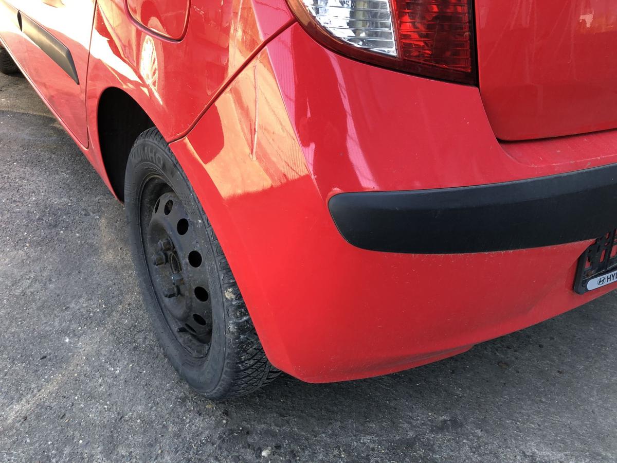 Hyundai i10 PA Sto&szlig;f&auml;nger hinten Hecksch&uuml;rze Hecksto&szlig;stange H4 Electric Red