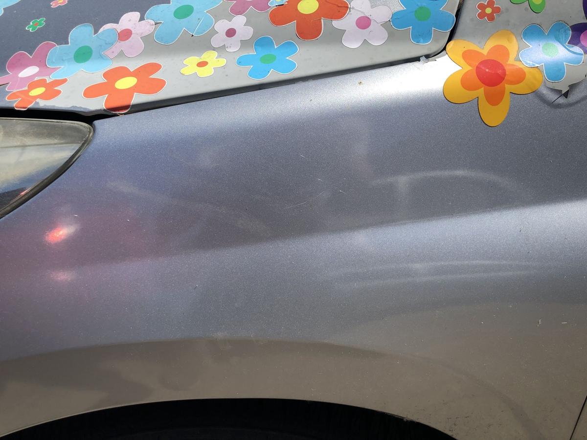 Peugeot 207 WA WC Kotfl&uuml;gel vorn links Fahrerseite EZR Aluminiumgrau
