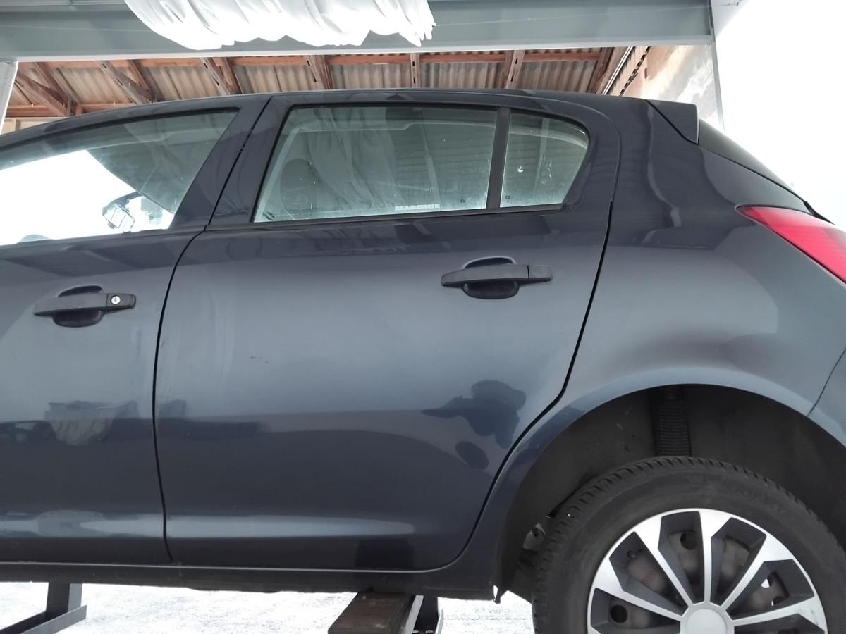 Opel Corsa D T&uuml;r hinten links GEU Ozeanblau Metallic Z22A 5-t&uuml;rig BJ2014