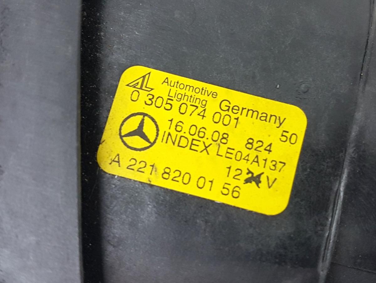 Mercedes S Klasse W221 Nebelscheinwerfer links A2218200156 0305074001 Bj07