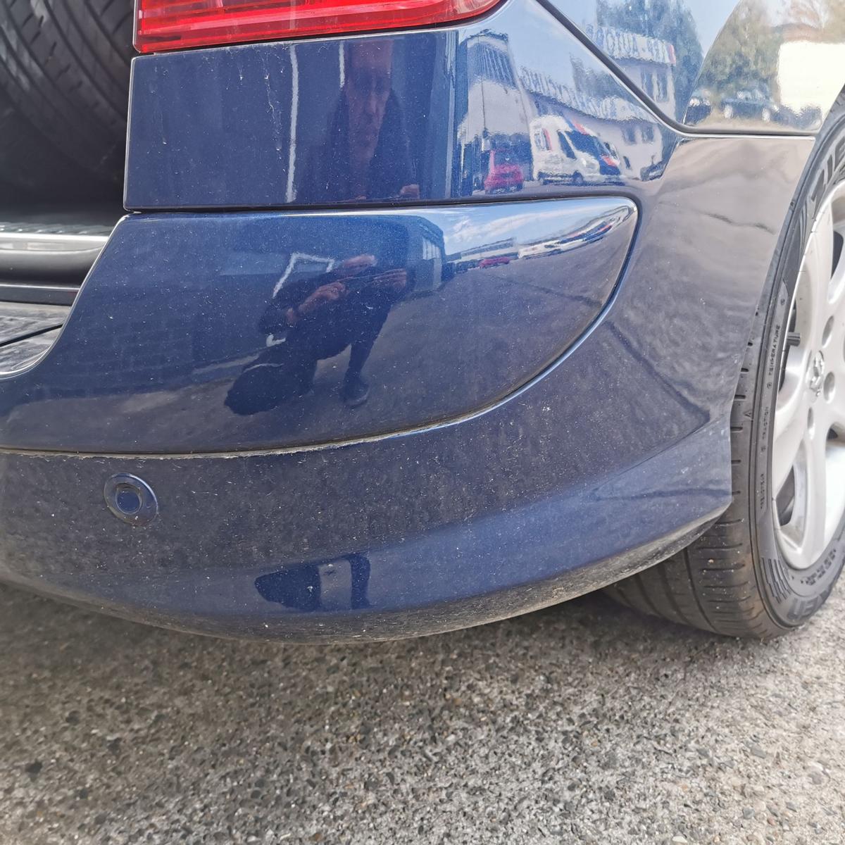 Peugeot 308 SW 4H Stossfänger Stossstange Bumper hinten KPL Blau Montebello