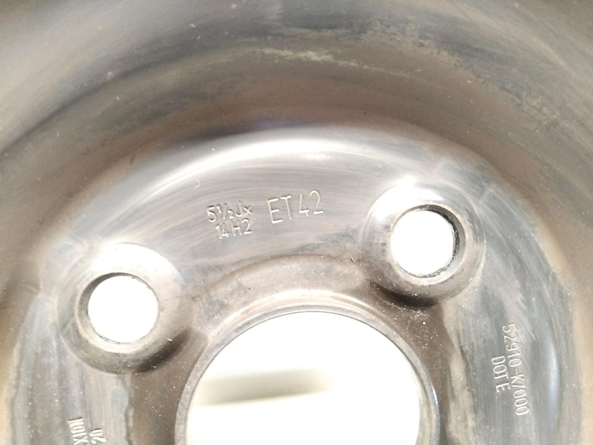 Hyundai i10 III AC3 original Stahlfelge 5.5Jx14H2 ET42 52910-K7000 Bj2021 1 St&uuml;ck