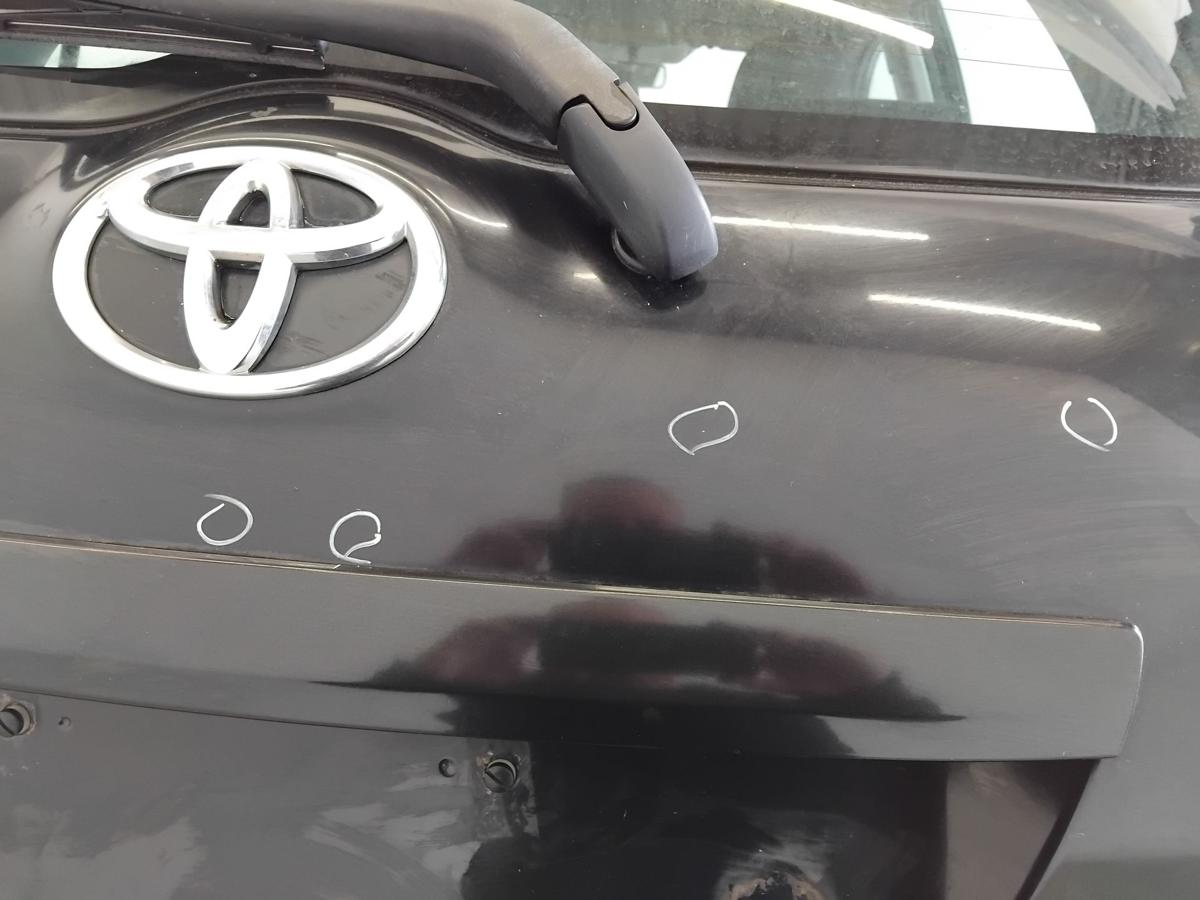 Toyota Auris E15 original Heckklappe schwarzmetallic inkl. Scheibe BJ2008