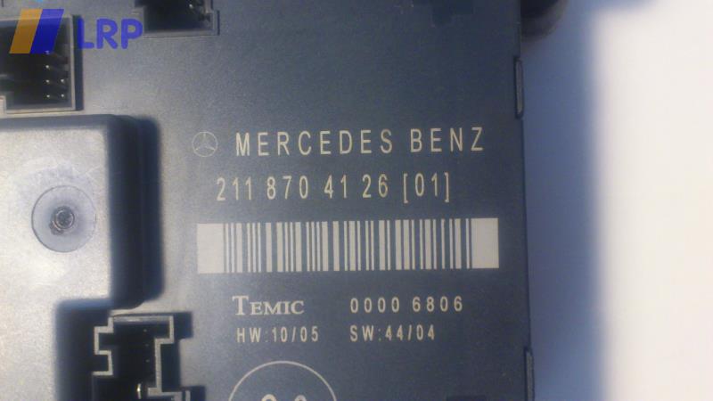 Mercedes Benz E-Klasse W211 Bj.2005 original Steuergerät Tür 2118704126 hinten rechts