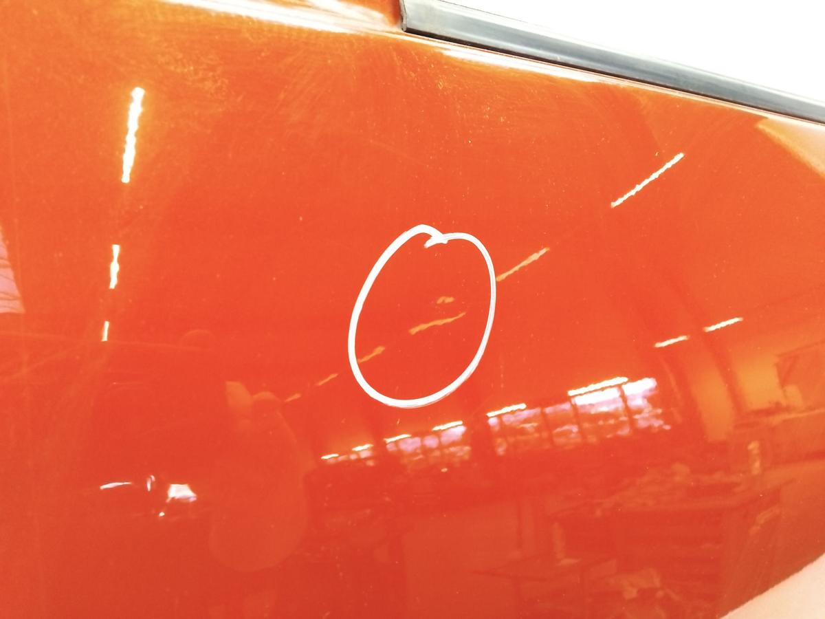 Renault Twingo 2 Tür vorn links Fahrertür spanischrot OV727 BJ2011