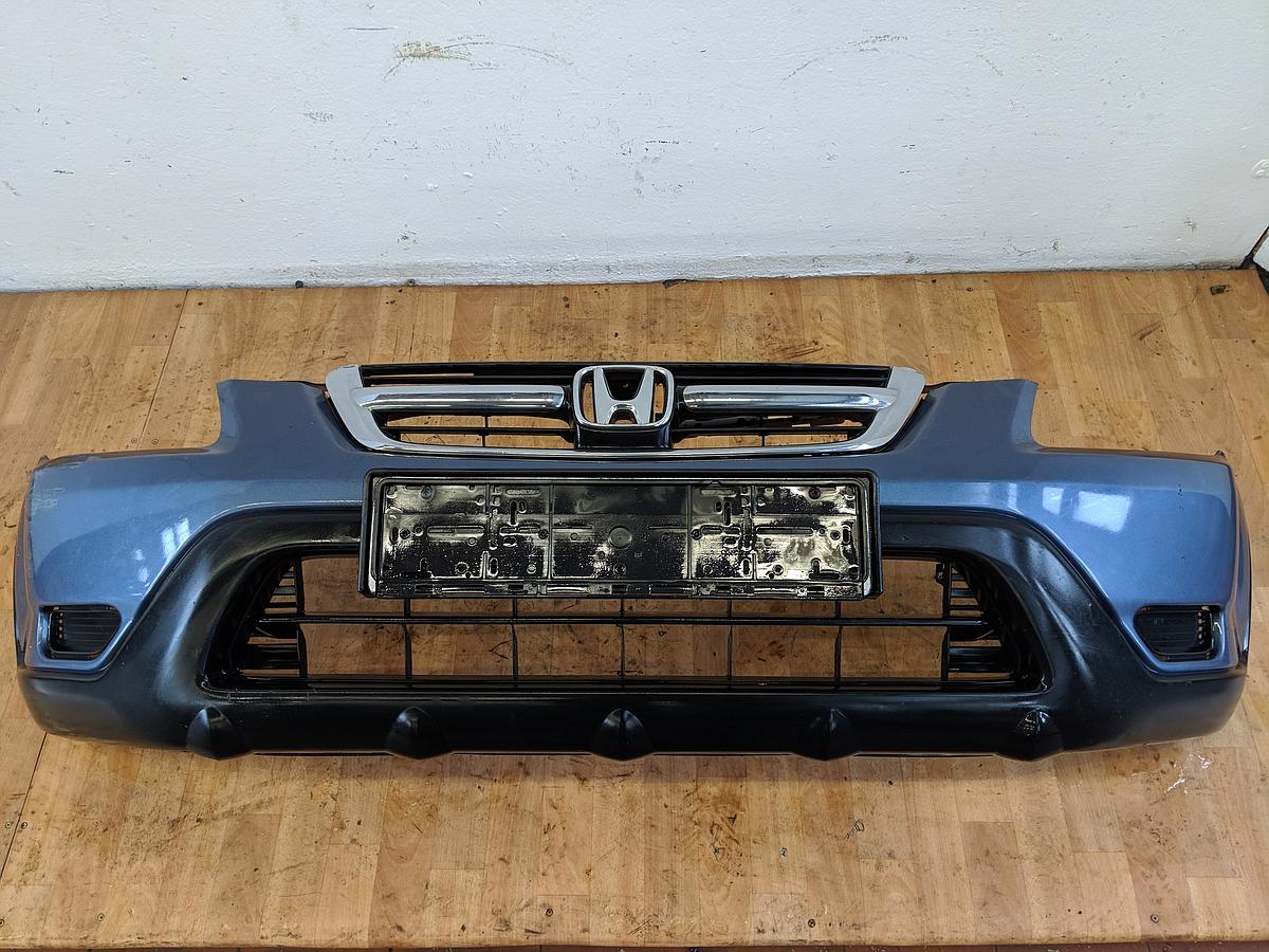 Honda CR V RD8 Bj 02 Stoßfänger vorn Stossstange Bumper blau B512M