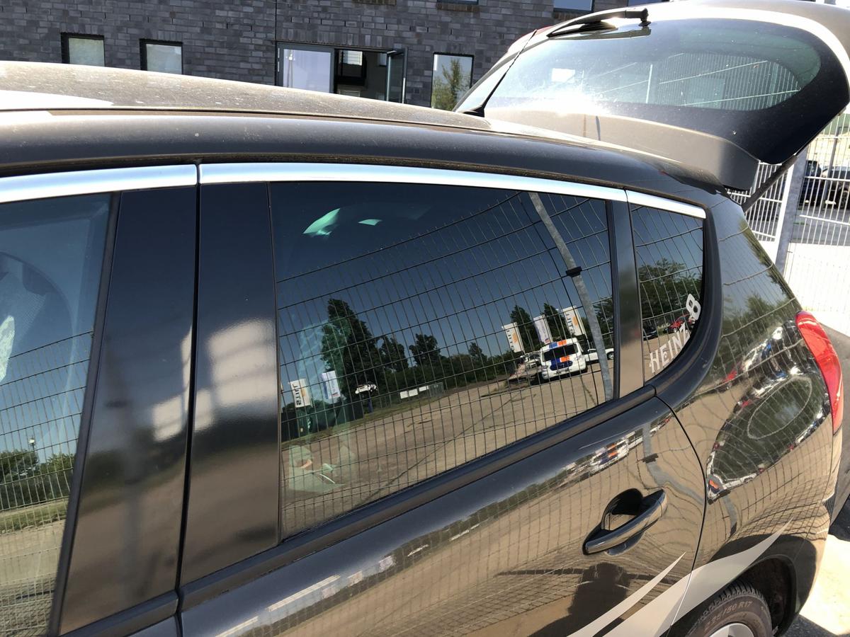 Peugeot 3008 I Typ 0U Tür hinten links Fondtür im Rohbau KDK Hickory Braun