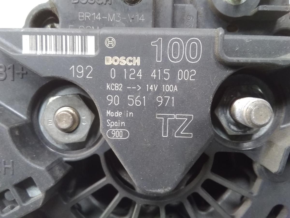 Opel Astra G original Lichtmaschine Generator 100A 1.6 74kw Z16XE Bj.2002