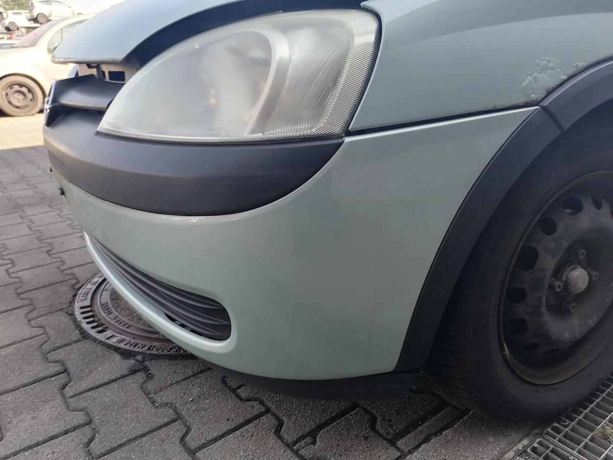 Opel Corsa C original Stoßstange Stossfänger vorn Z388 Spacegrün Bj.2001