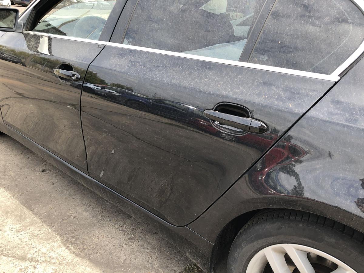 BMW 5er E60 LCI T&uuml;r hinten links Fondt&uuml;r im Rohbau 475 Blacksaphire Metallic