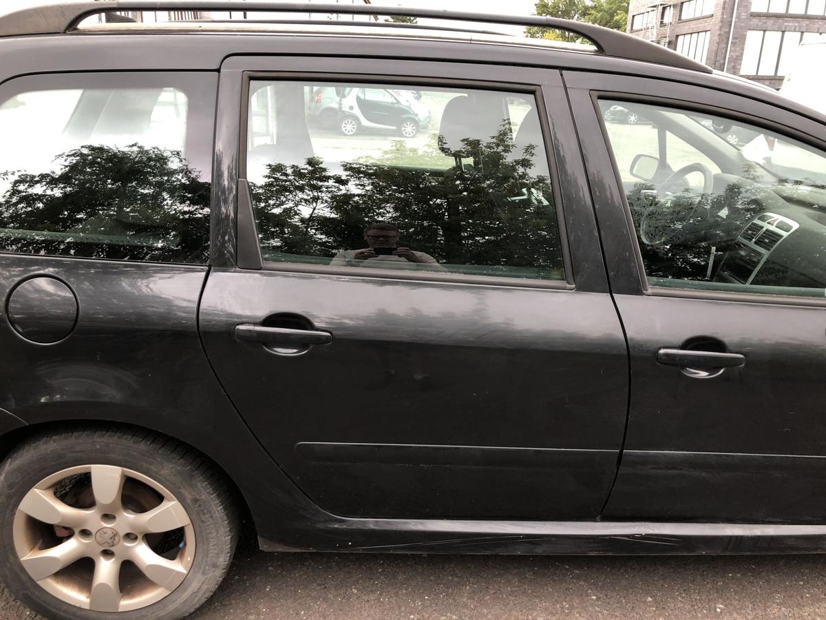Peugeot 307 SW 3E 3H T&uuml;r hinten rechts Fondt&uuml;r Rohbau EXL Noir Obsidien Nacre