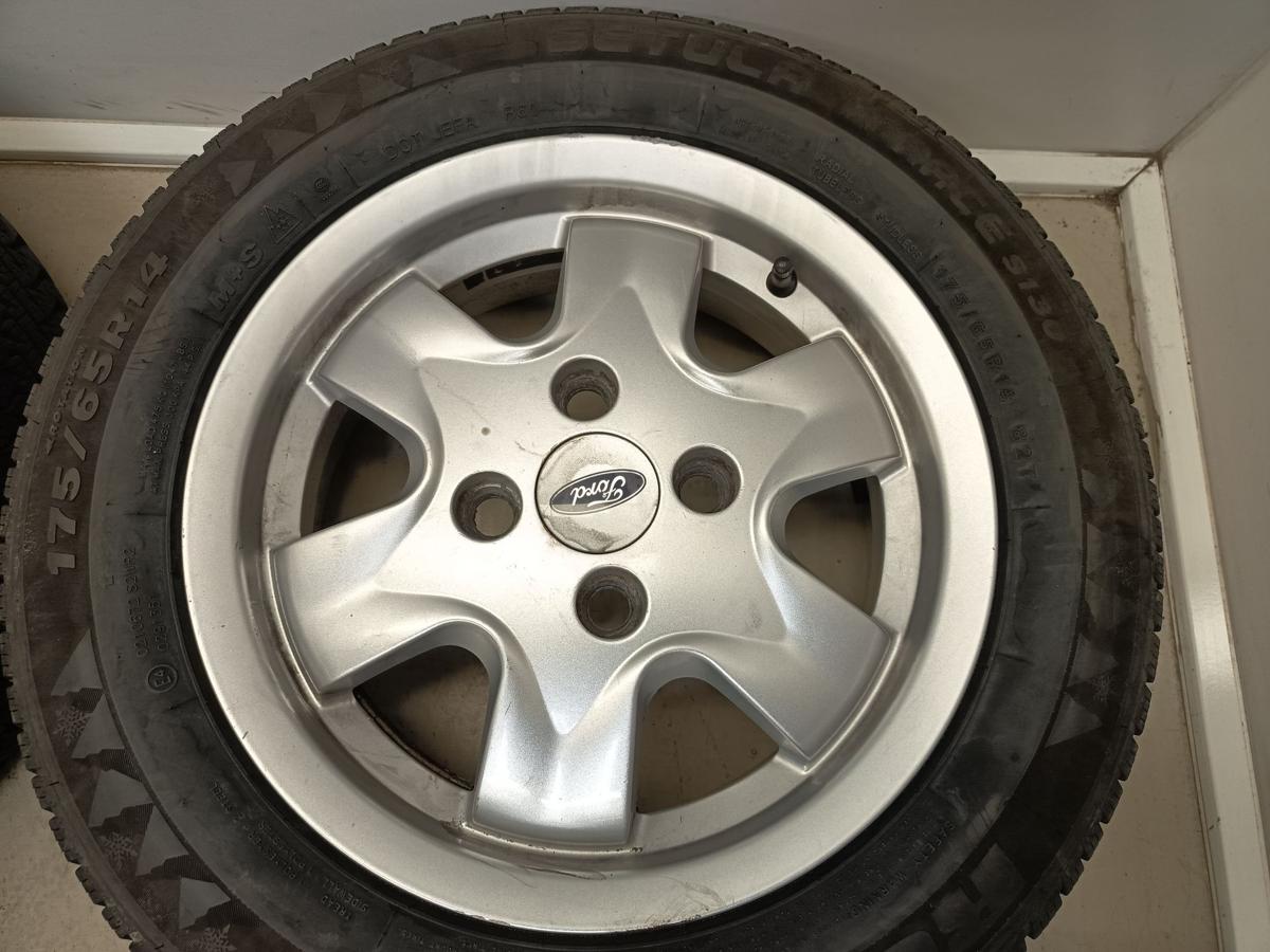 Ford Fiesta JD3 orig Satz Alufelgen 5x14 ET36 1S5J-BA mit Reifen Bj 2006