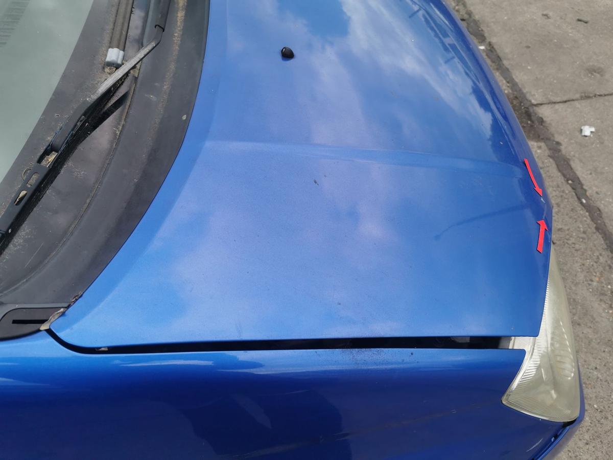 Daihatsu Cuore 251 Haube Motorhaube Klappe Deckel Bonnet vorn B51 Blue Perl Met