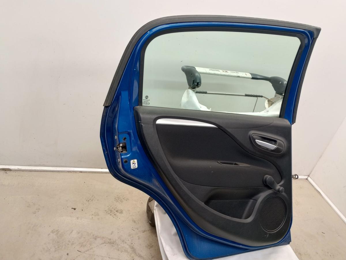 Fiat Punto 199 orig Tür hinten links 494B Jazz Blau 5trg Facelift Bj 2012