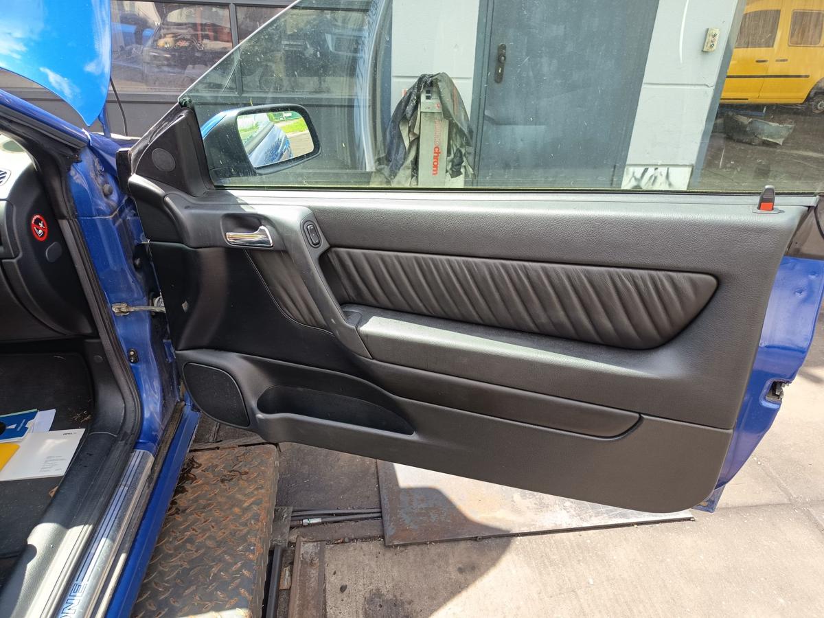 Opel Astra G Coupe original Sitzgarnitur mit Verkleidungen Lenkrad Leder schwarz