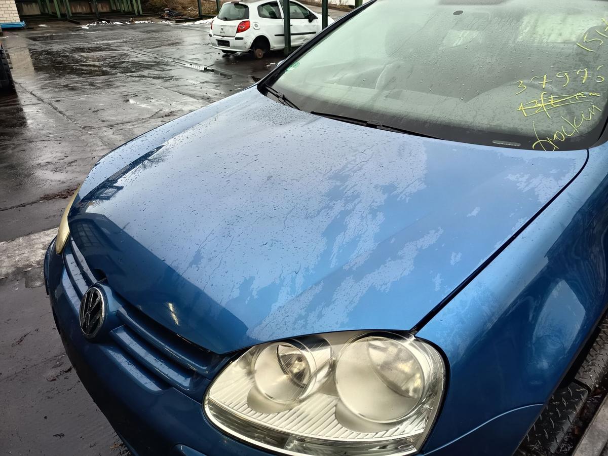 VW Golf V original Motorhaube Klappe/Deckel vorn/Front A5K Olympiablau Bj 2007