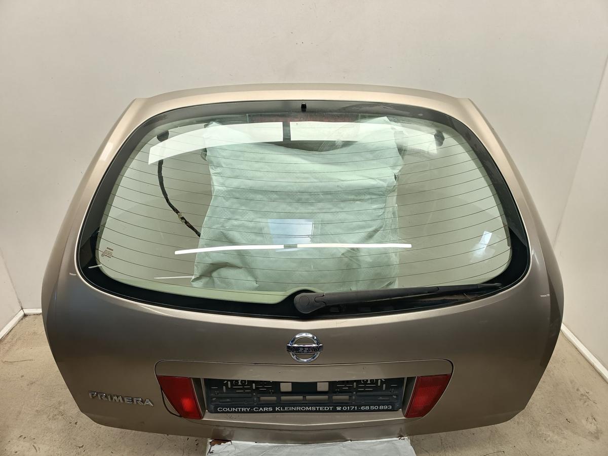 Nissan Primera P12 Kombi original Heckklappe mit Scheibe EY2 Vegasgold Bj 2003