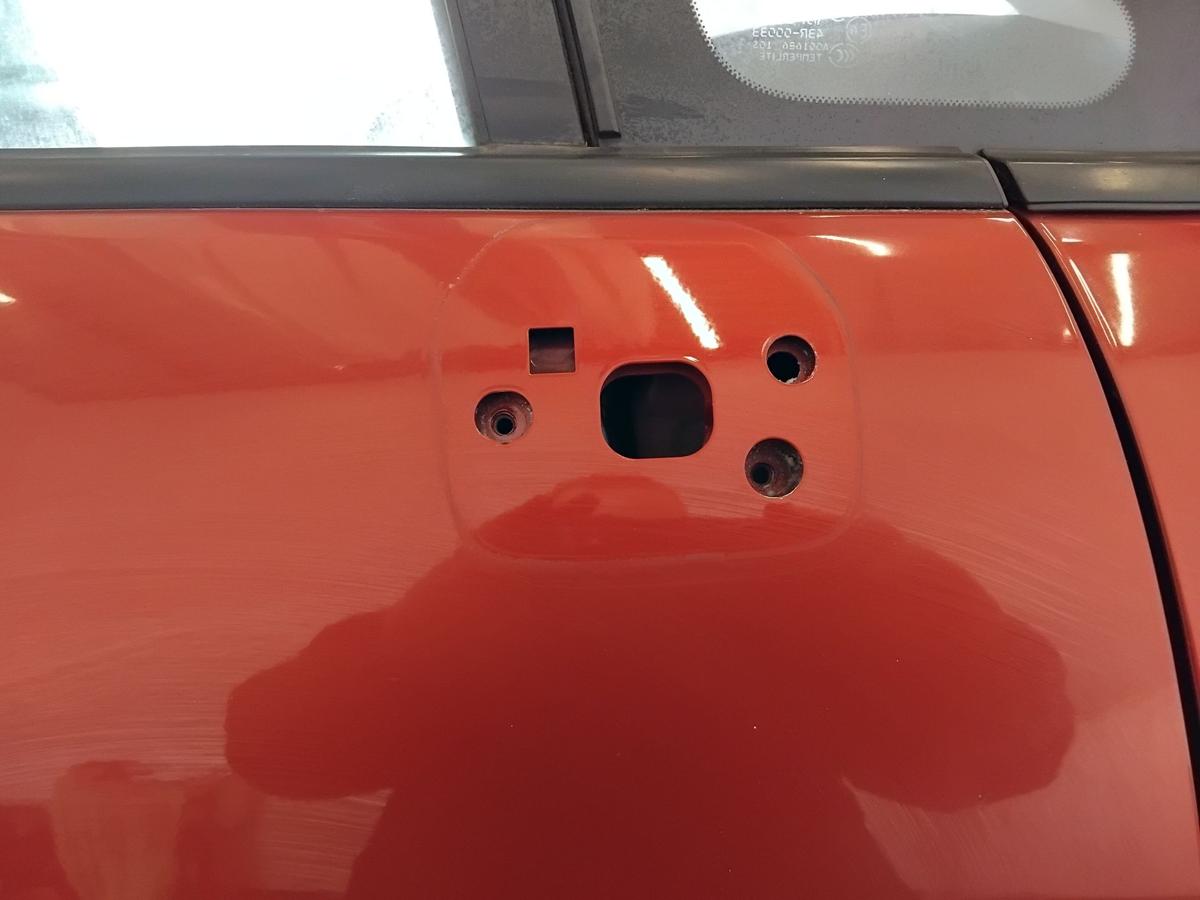 Nissan Tiida C11 T&uuml;r vorn rechts Beifahrert&uuml;r NAC New Red 5-t&uuml;rig BJ2009