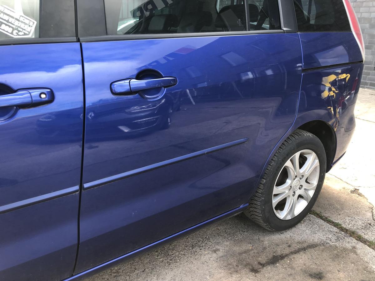 Mazda 5 CR ab 2008 Schiebetür hinten links Fondtür Tür Roh 34J Aurora Blue