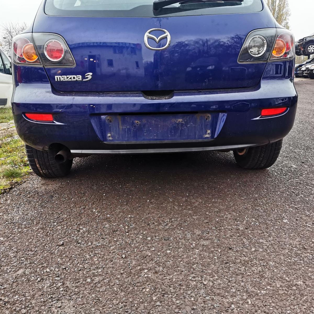 Mazda 3 BK Stossfänger Stossstange Bumper hinten 5 Türer Blau