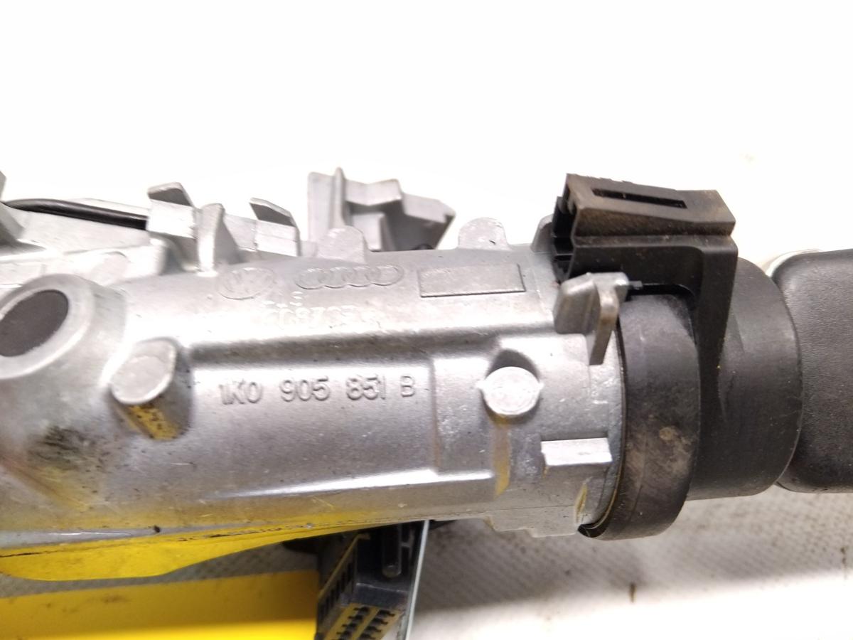 VW Jetta 5 1K2 orig Z&uuml;ndschlo&szlig; mit Lesespule und 1 Schl&uuml;ssel BJ2006 1K0905851B