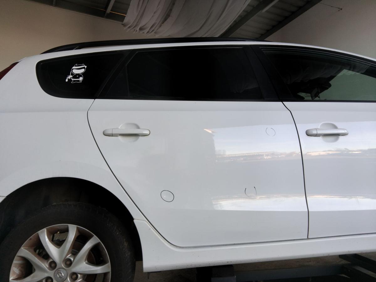 Hyundai i30 CW Kombi Tür hinten rechts weiss 7F BJ2010 tschechische Produktion