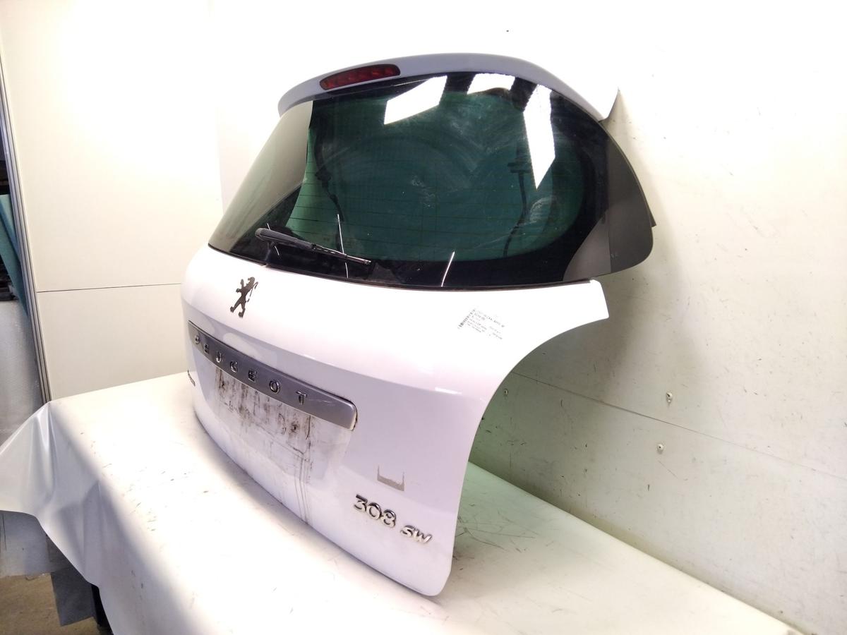 Peugeot 308 SW Kombi Heckklappe weiss mit Heckscheibe Bj.2008