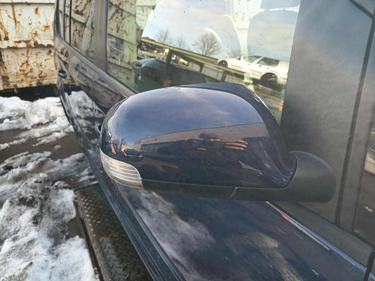 VW Touran 1T original Aussenspiegel rechts elektrisch B5N Indigoblau Bj 2006