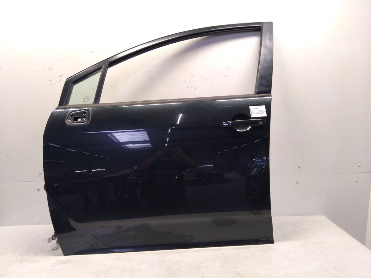 Toyota Corolla Verso II AUR10 T&uuml;r vorn links Fahrert&uuml;r BJ2006 209 night sky black perleffekt