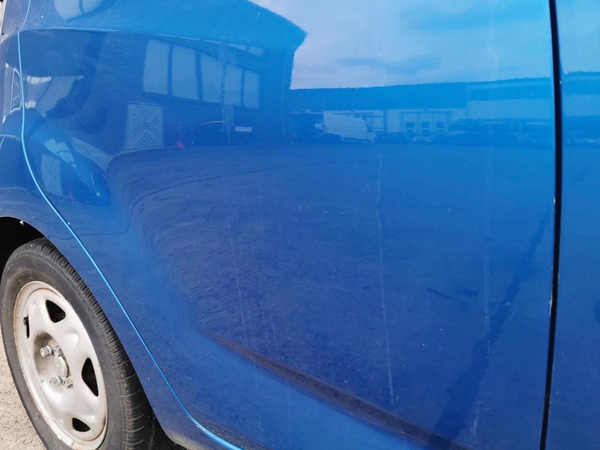 Chevrolet Spark M300 Tür Autotür Rohbau Fondtür hinten rechts GCT Moroccan Blue