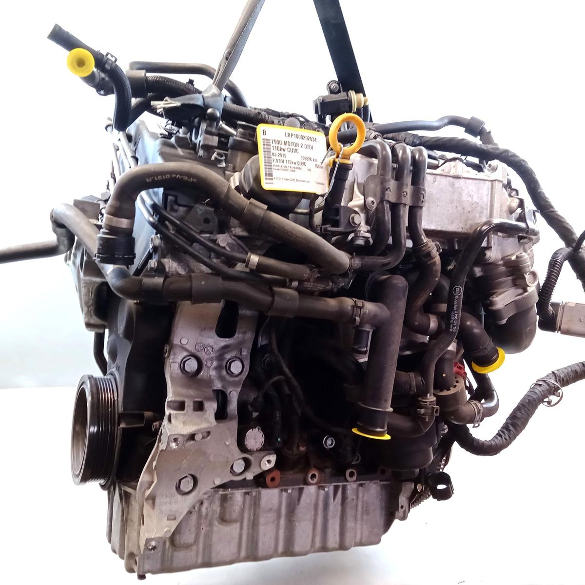 Motor Engine CUVC 2.0TDI 110kw Laufleistung 109828km Seat Alhambra 7N Bj.2015