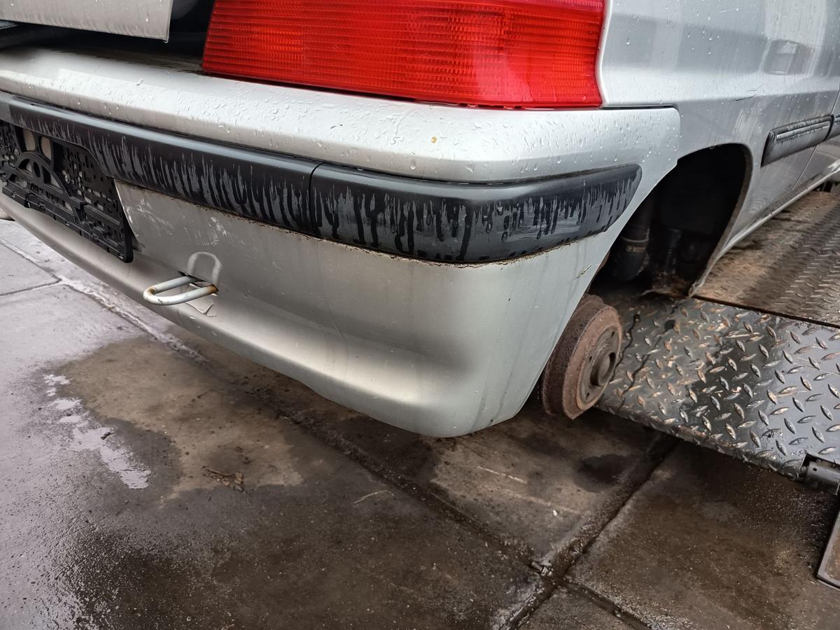 Peugeot 106 original Sto&szlig;stange hinten EZR Aluminiumgrau Baujahr 2002