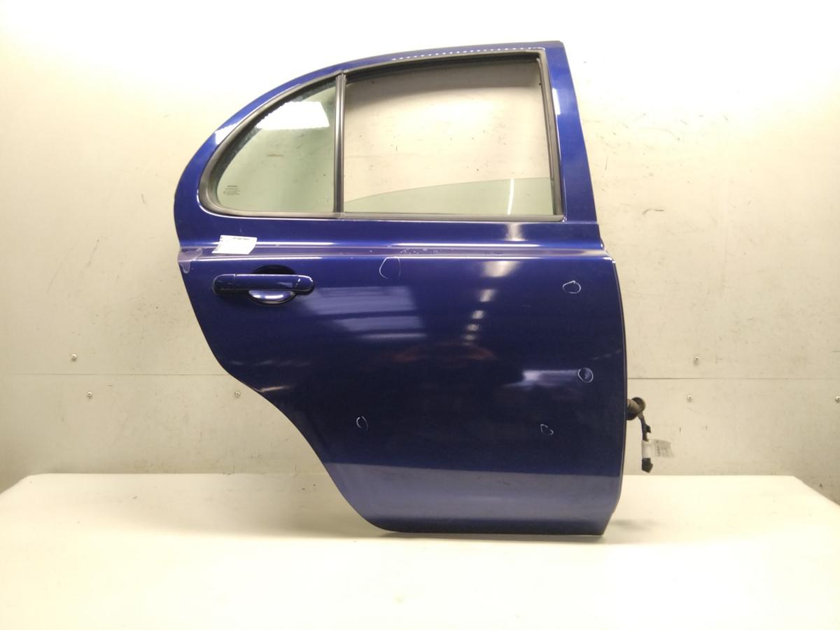 Nissan Micra K12 original T&uuml;r hinten rechts BW6 Dark Blue Metallic BJ2003