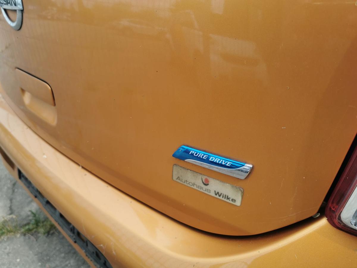 Nissan Micra K13 Heckklappe Klappe Deckel hinten Kofferklappe A55 Orange Perl