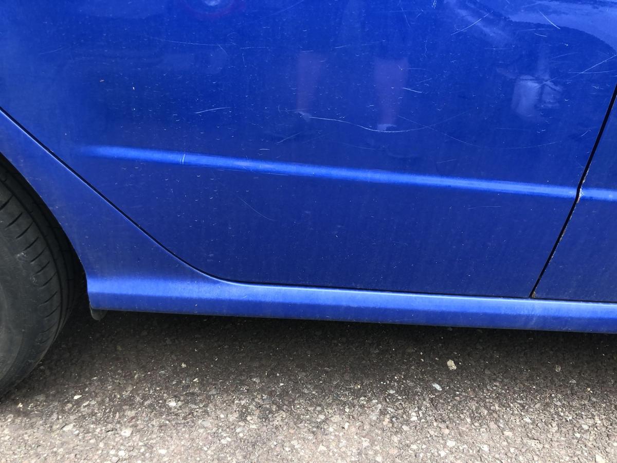 Skoda Fabia 6Y T&uuml;r hinten rechts Fondt&uuml;r im Rohbau 5 t&uuml;rer LF5K Dynamic Blau