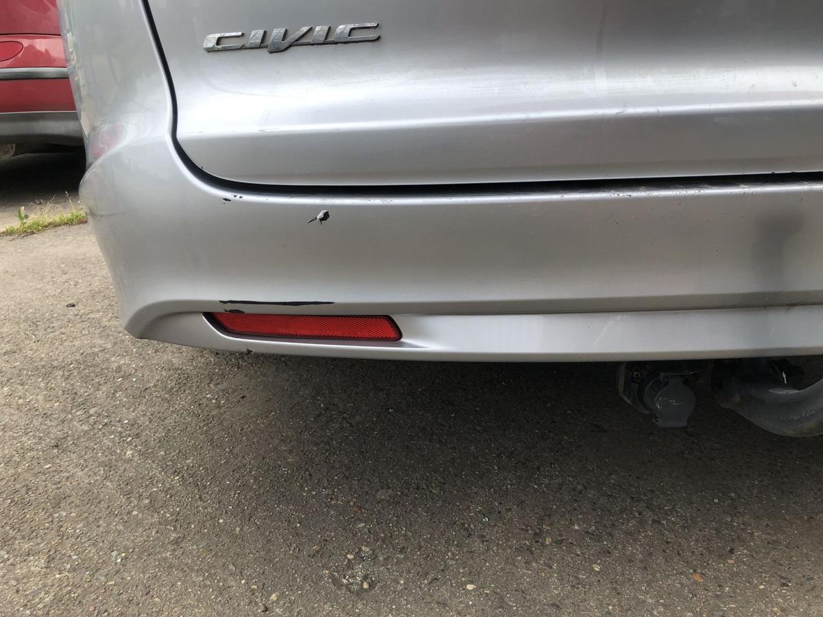 Honda Civic Tourer IX MK9 FK3 Stoßfänger hinten Heckschürze Kombi NH700M silber