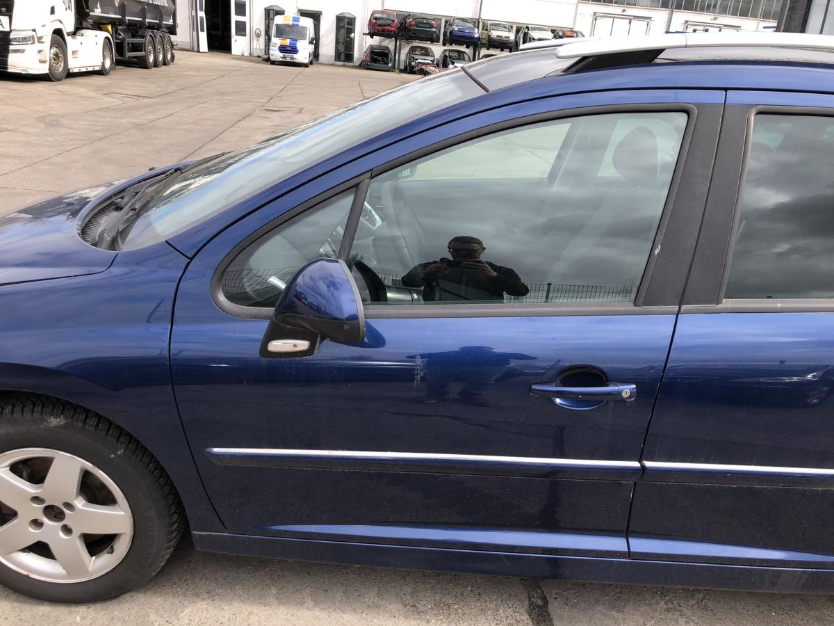 Peugeot 207SW T&uuml;r vorn links Fahrert&uuml;r im Rohbau KPL Montebello blau