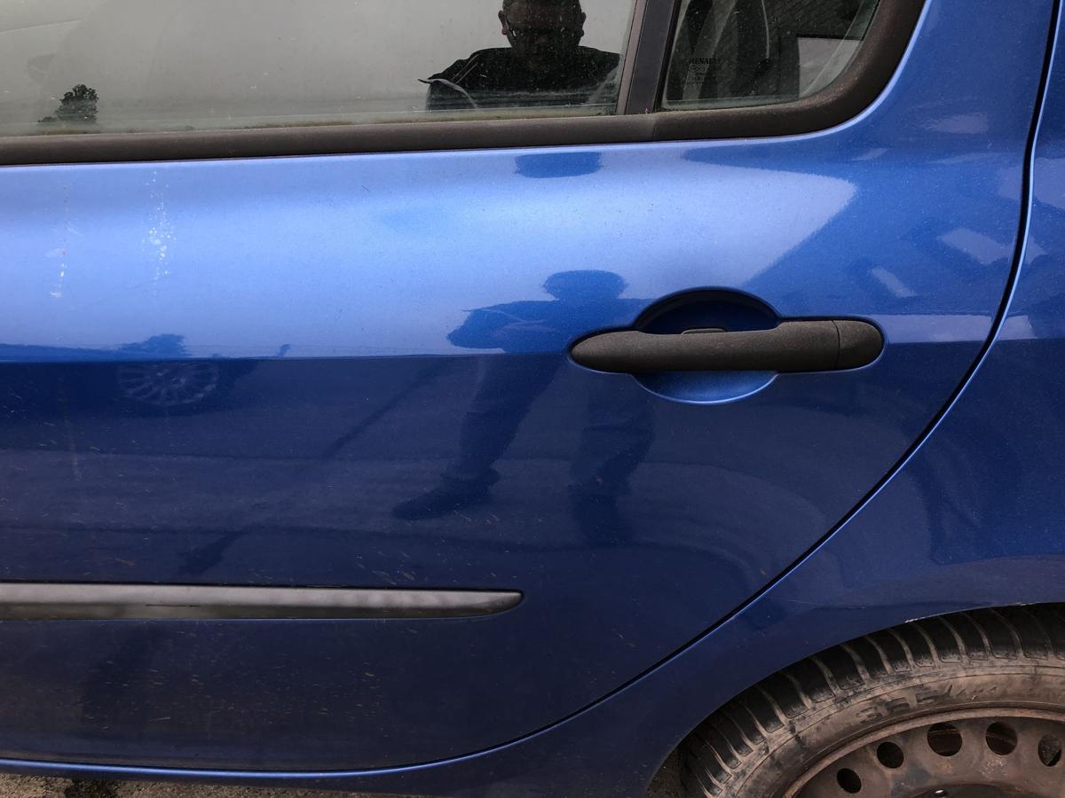 Renault Clio 3 Typ BR T&uuml;r hinten links Fondt&uuml;r Rohbau TERNA Blue 5 t&uuml;rig