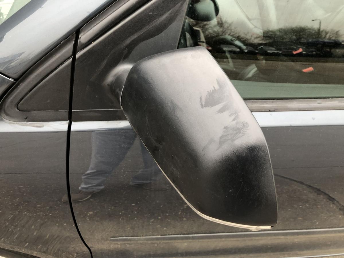 VW Polo 9N3 Au&szlig;enspiegel links R&uuml;ckspiegel manuell unlackiert Seitenspiegel