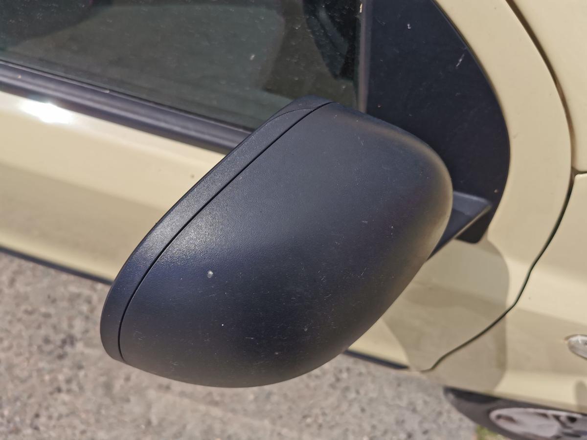 Fiat Panda 169 Aussenspiegel Spiegel Rückspiegel rechts manuell unlackiert ab09