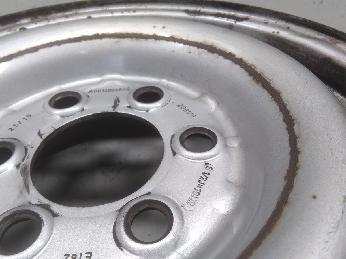 Mercedes Sprinter 906 original Stahlfelge 6.5Jx16H2 ET62 A0014014802 Bj.2015 Mercedes Sprinter 906 original Stahlfelge 6.5Jx16H2 ET62 A0014014802 Bj.2015