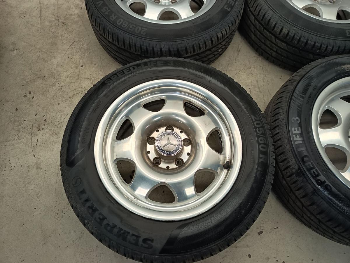 Mercedes SLK R170 Bj 2000 orig Satz Alufelgen 7Jx15 ET37 Semperit 205/60R15 91