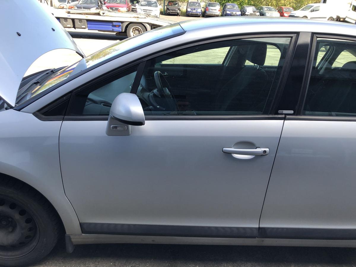 Citroen C4 Typ L T&uuml;r vorn links Fahrert&uuml;r im Rohbau 5 t&uuml;rig EZR Aluminium Grau