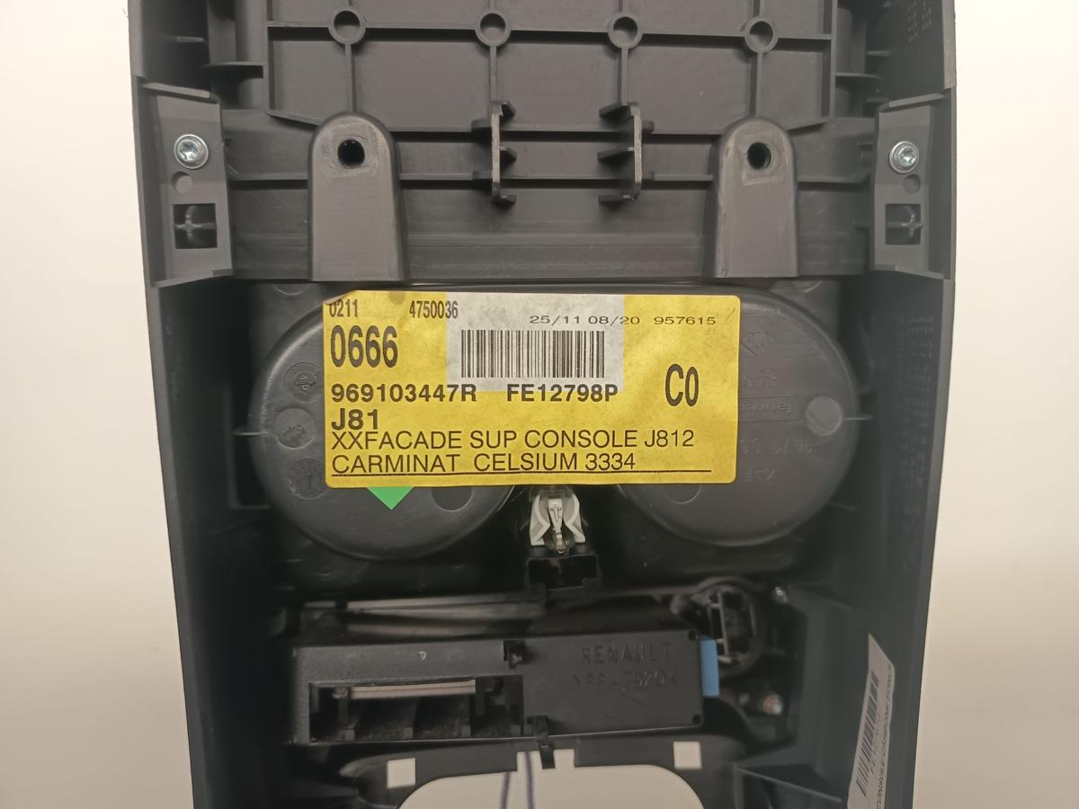 Renault Espace IV Bj 2010 orig Mittelkonsole Z&uuml;ndanlassschalter Kartenleseger&auml;t