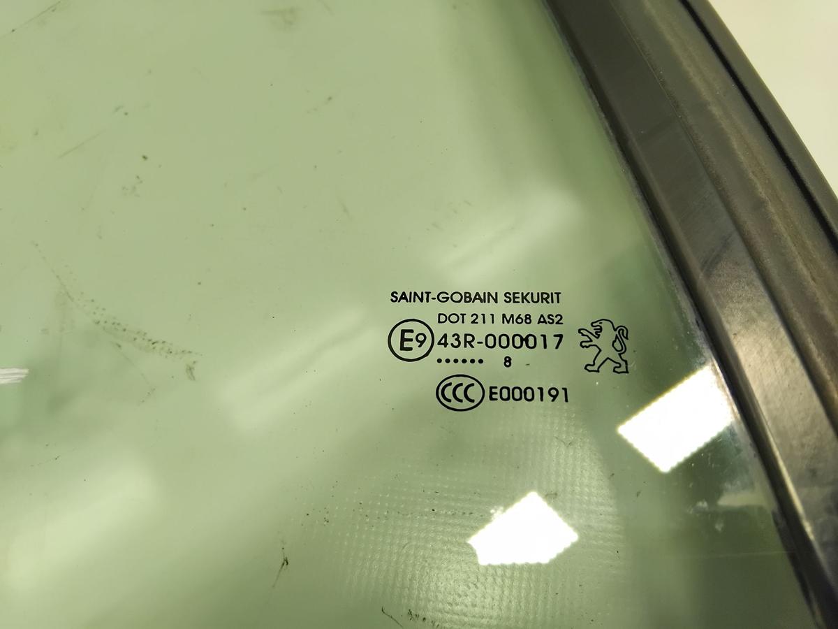 Peugeot 207 CC Seitenscheibe hinten rechts gr&uuml;ncolor Bj.2009