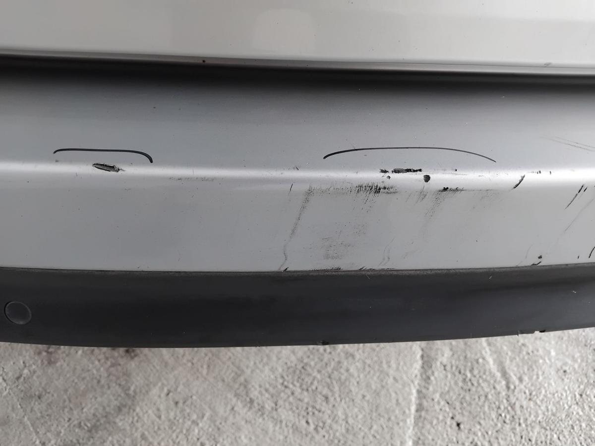 Renault Laguna 3 Kombi original Stoßstange Stossfänger hinten PDC BJ2009 TED69 Gris Platine Metallic