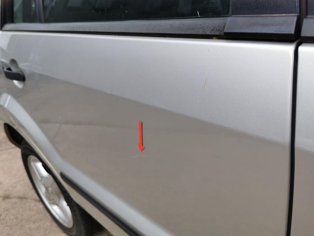 Ford Fusion JU2 Tür Autotür Rohbautür Fondtür hinten rechts Polar Silber ROST