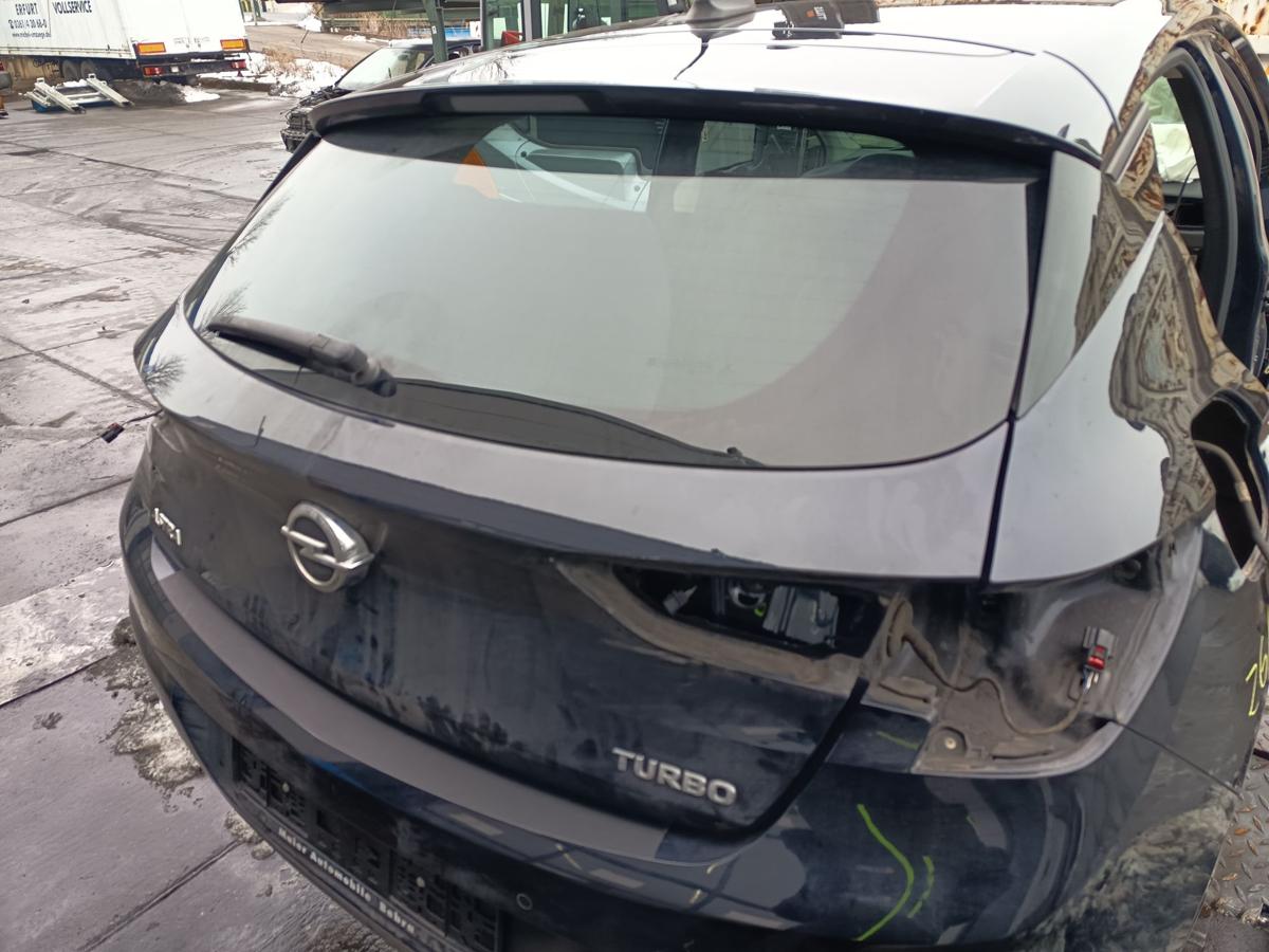 Opel Astra K Schr&auml;gheck orig Heckklappe mit Scheibe Z22X Blau vor Facelift Bj 18